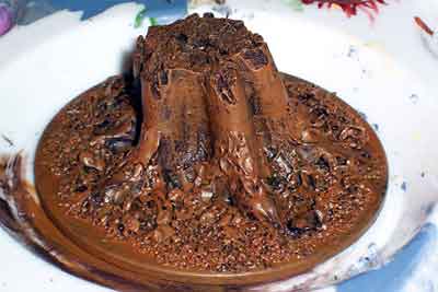 Stem from a Pumpkin to make a tree stump 7