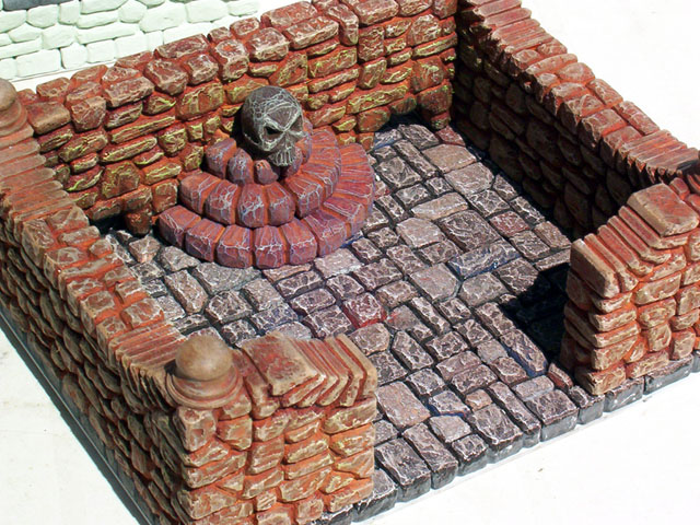 The first painted dungeon room