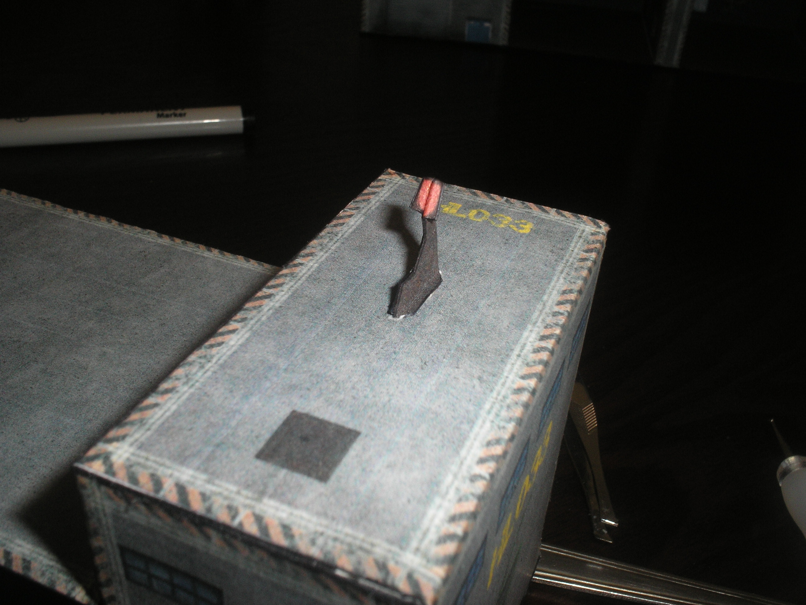 Repair bay roof details