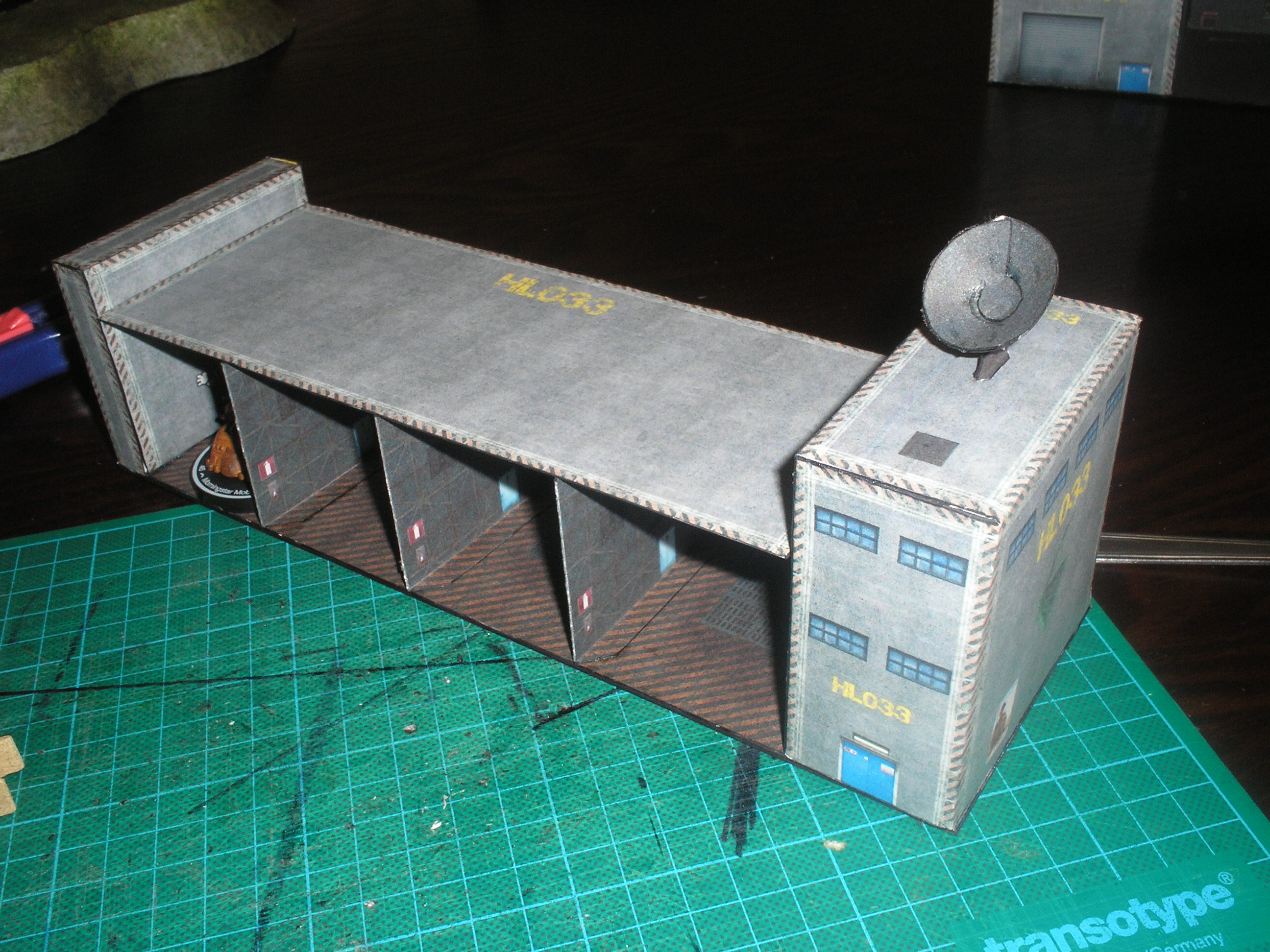 The finished open repair bays