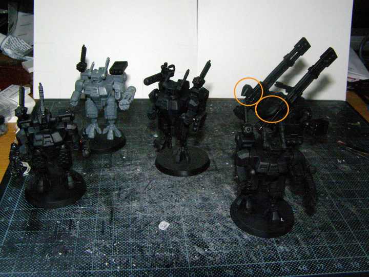 tau-magnets Modular Crisis Suits and Broadside Battle Suit